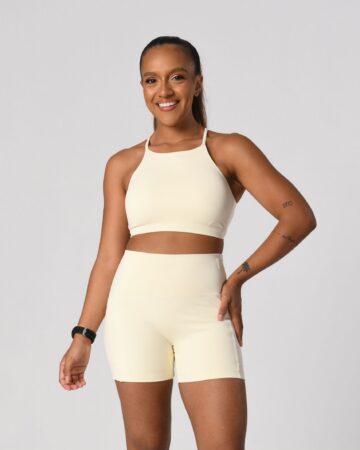 Short Flex Cream Soft (logo clássica emborrachada)