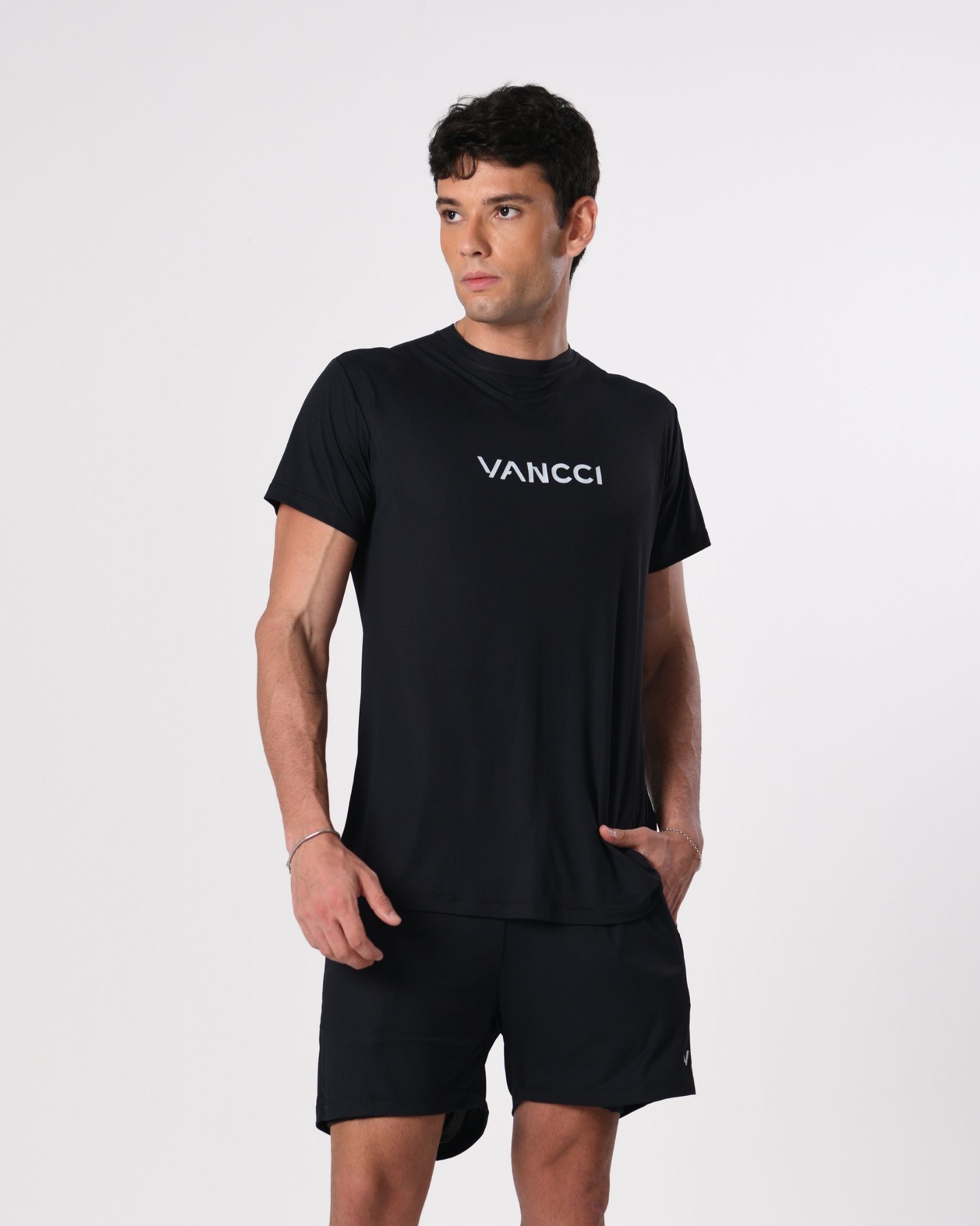 Bermuda Vancci Masculina Preta