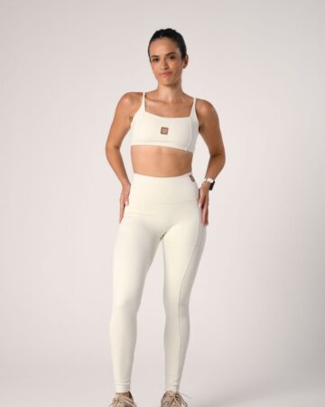 Legging Flex Vanilla Power (logo clássica couro)