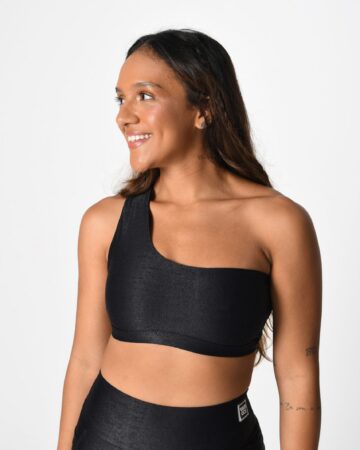Top Shoulder Preto Glow