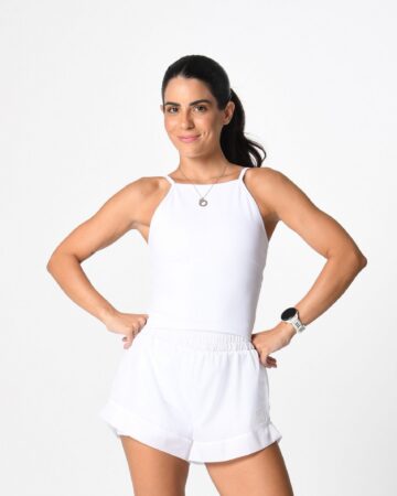 Short Fit Branco Power