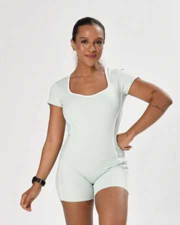 Macaquinho Iconic Minty/Branco Power