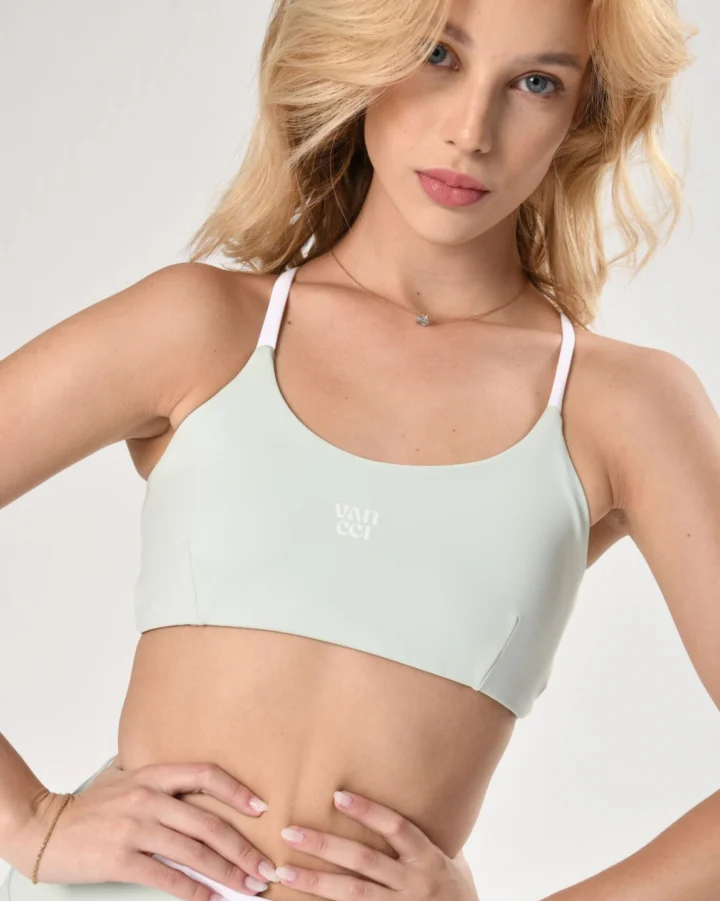 Top Wish Minty/Branco Power