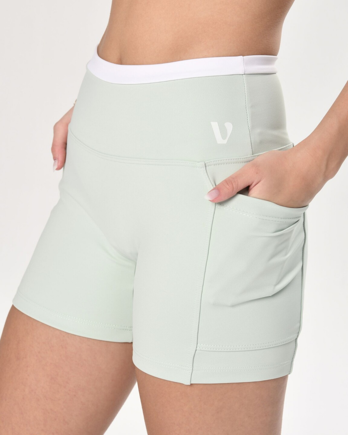 Short Flex Minty/Branco Power - Image 2