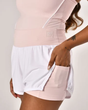 Alternative view of Short Air Rosy/Branco