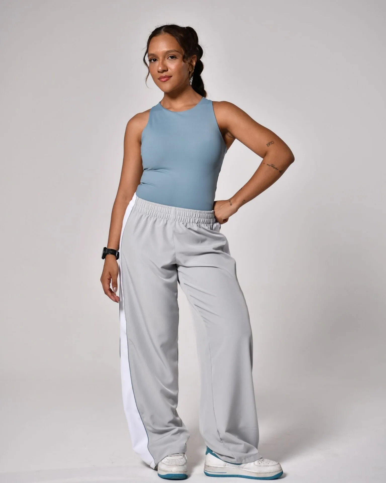 Calça Urban AzureLight/Branco Tactel - Imagem 4