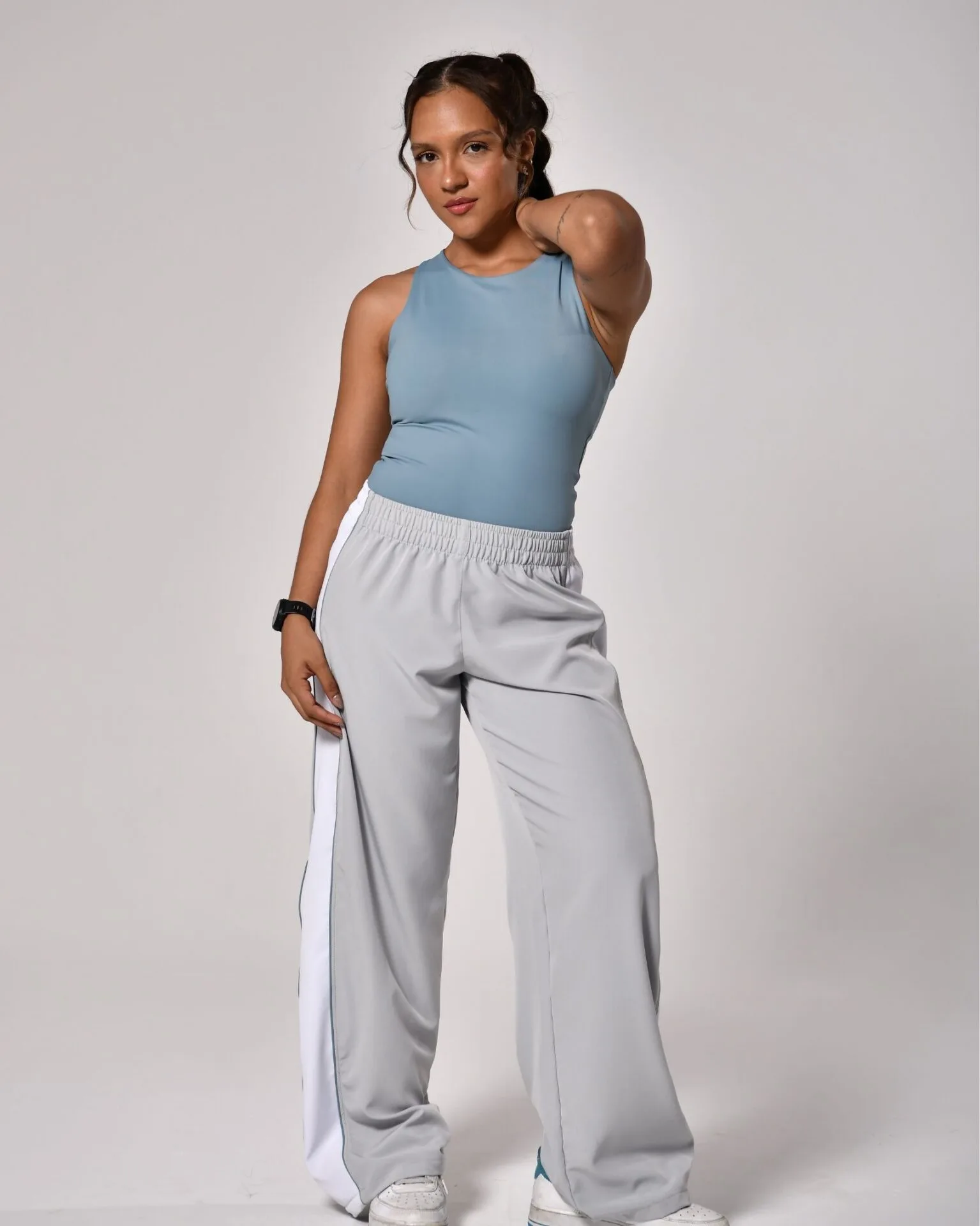 Calça Urban AzureLight/Branco Tactel - Imagem 2