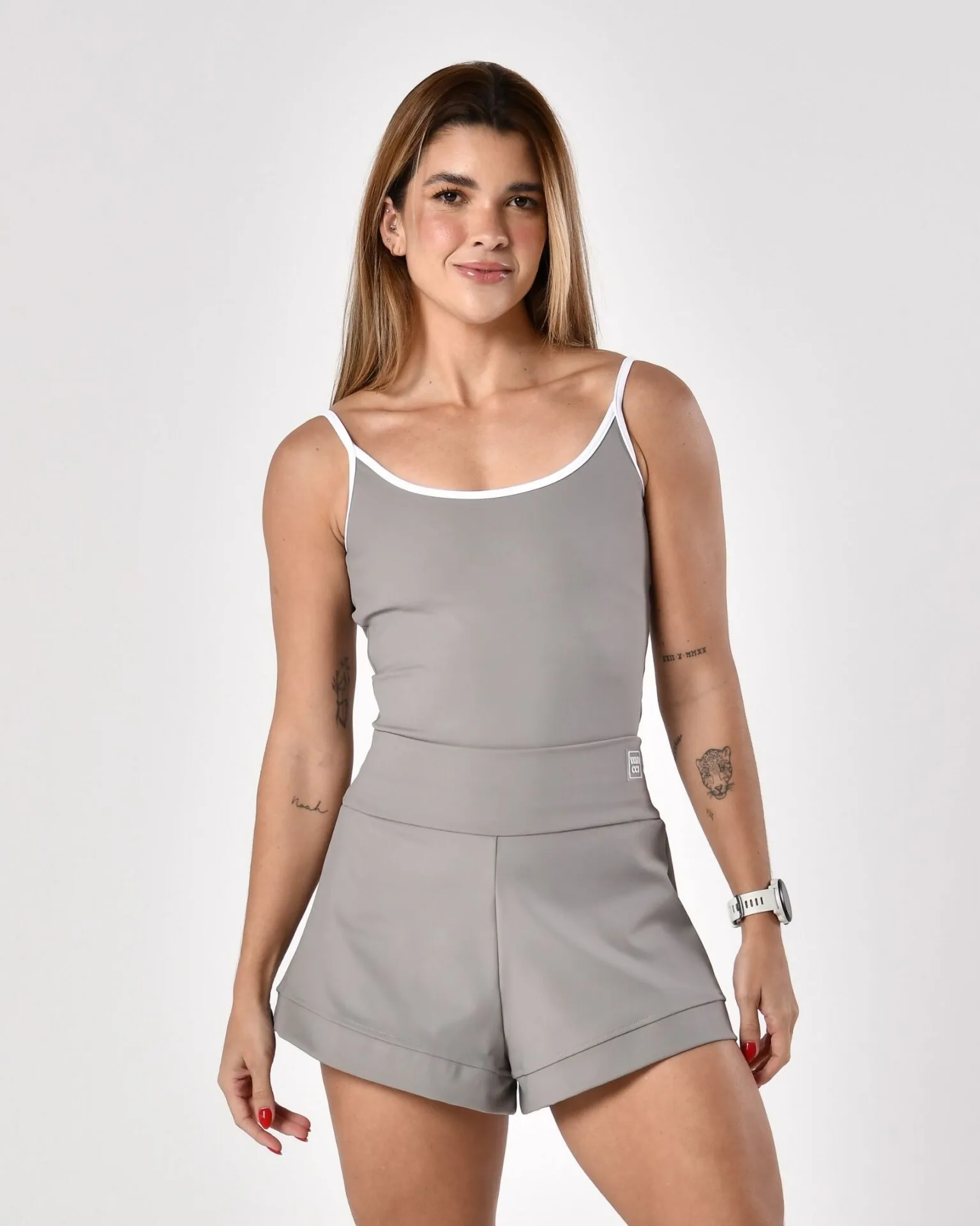 Regata Mood Silver/Branco Power - Imagem 5