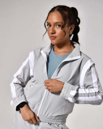 Jaqueta Urban AzureLight/Branco Tactel
