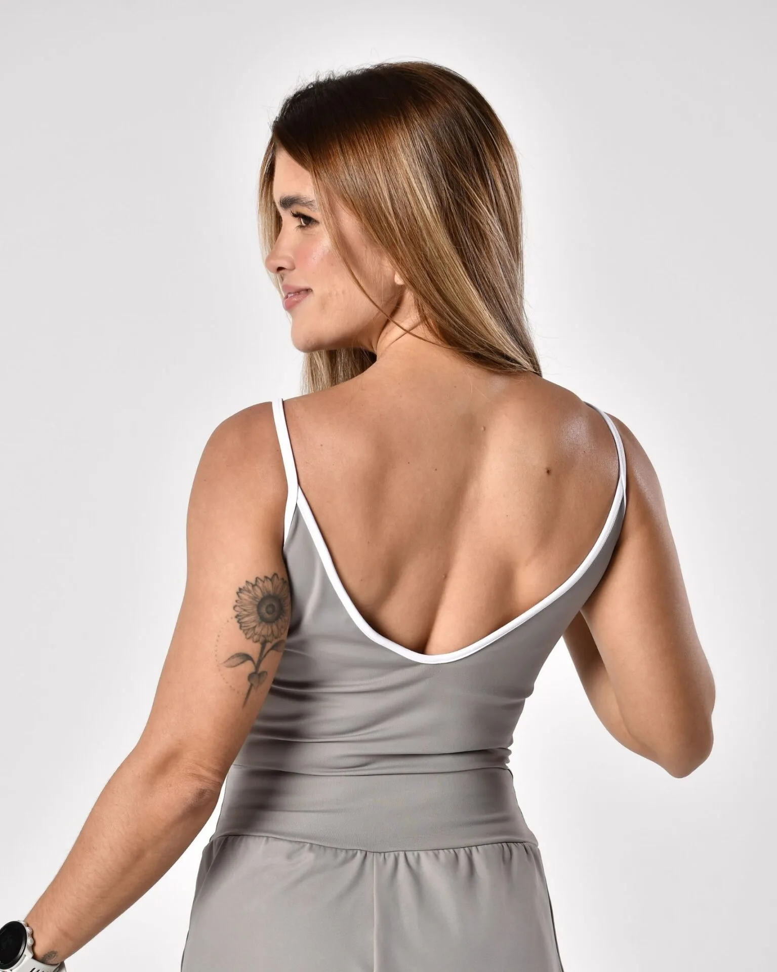 Regata Mood Silver/Branco Power - Imagem 4
