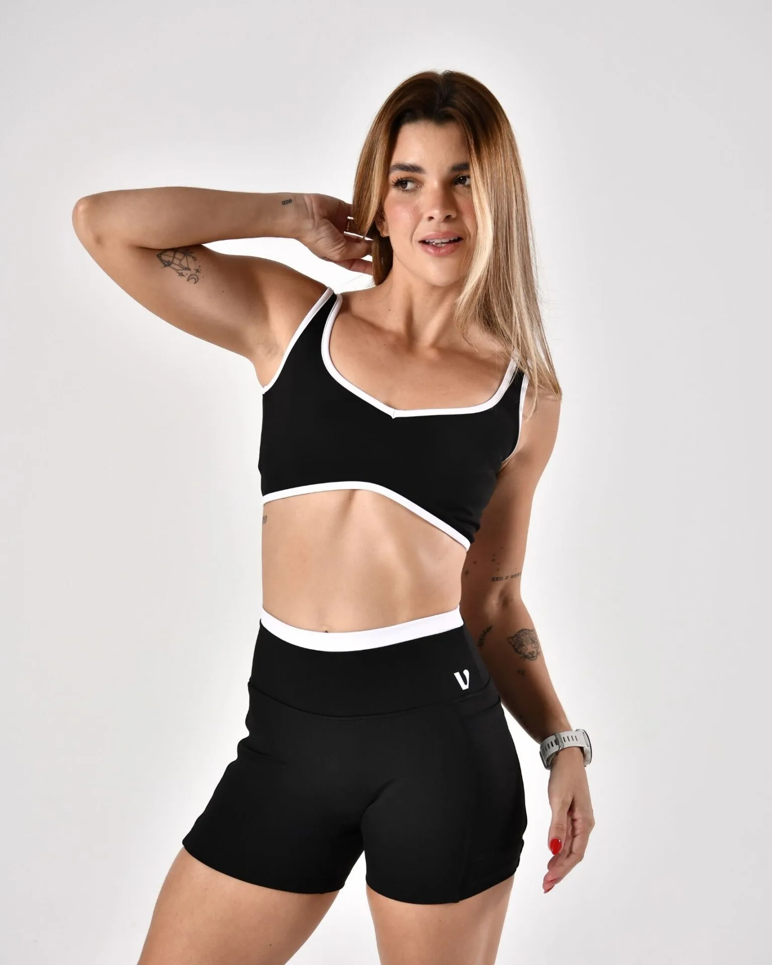 Top Core Black/Branco Power - Imagem 3