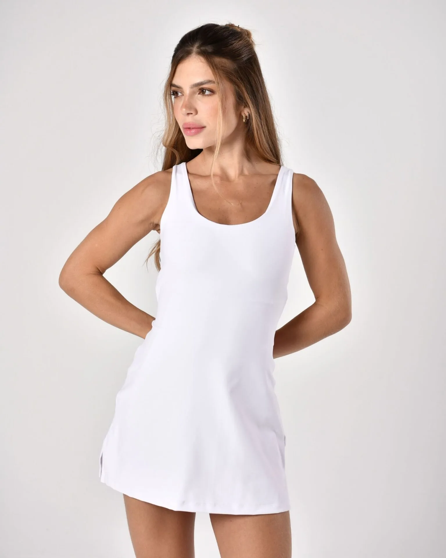 Vestido Smash Branco Power - Imagem 4