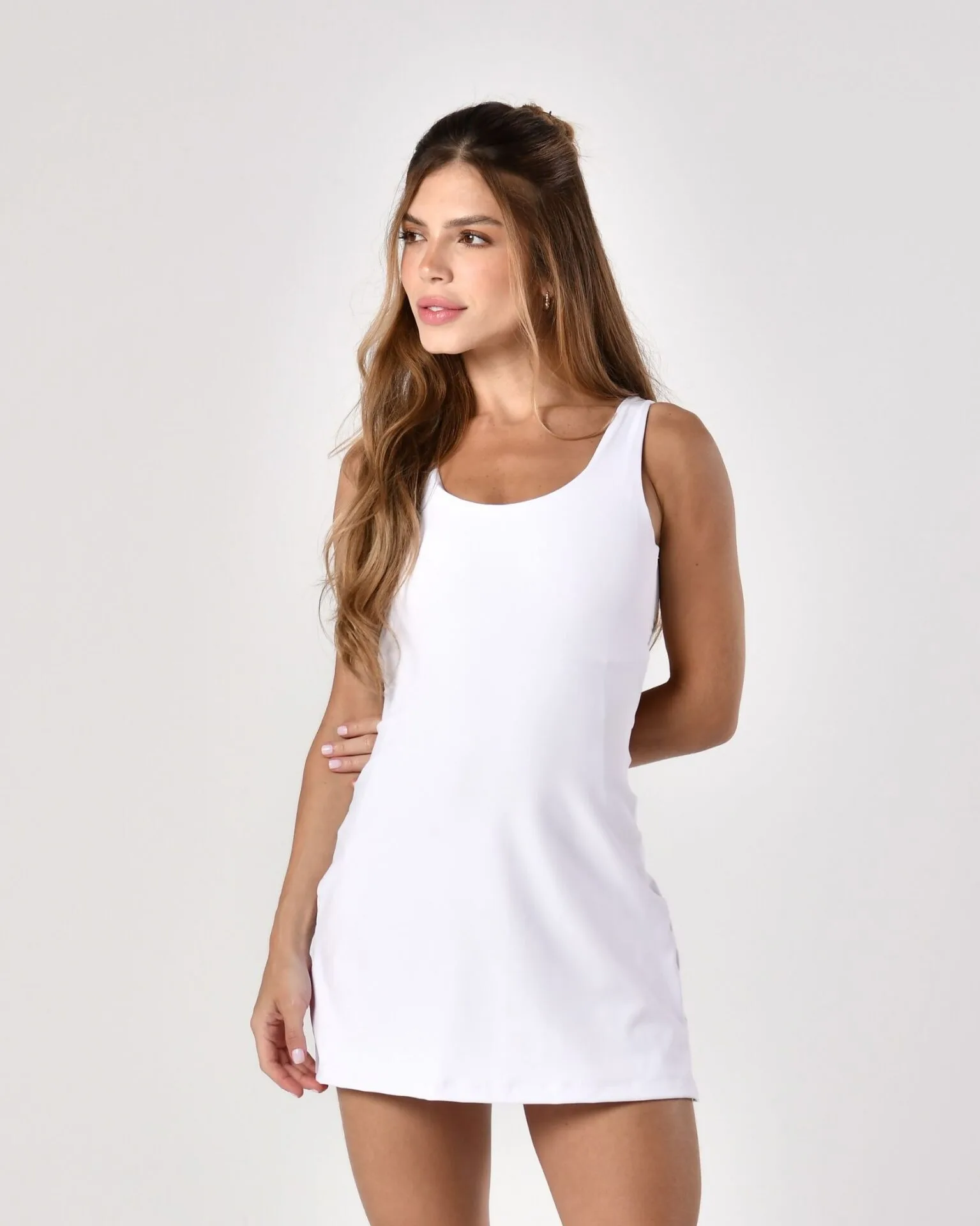 Vestido Smash Branco Power - Imagem 2