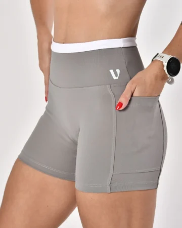 Alternative view of Short Flex Silver/Branco Power