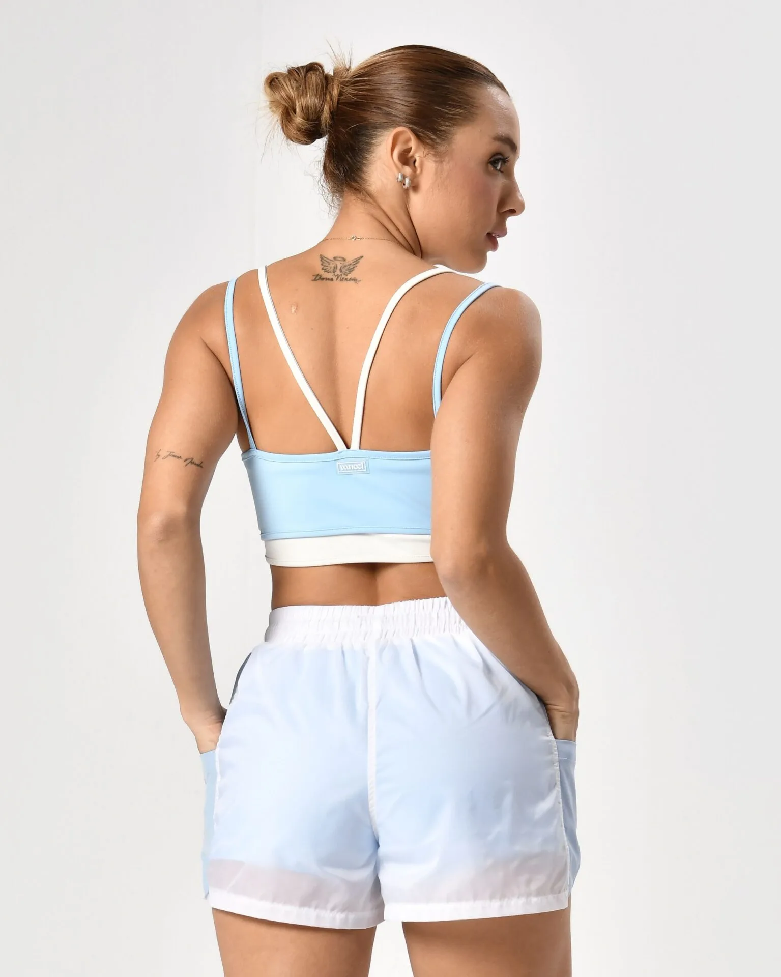 Short Street Branco/Lightblue Power - Imagem 5